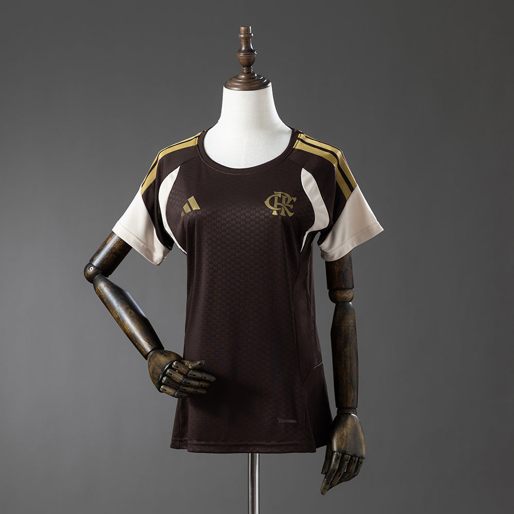 Flamengo 26-27 Women's Training Jersey - Brown