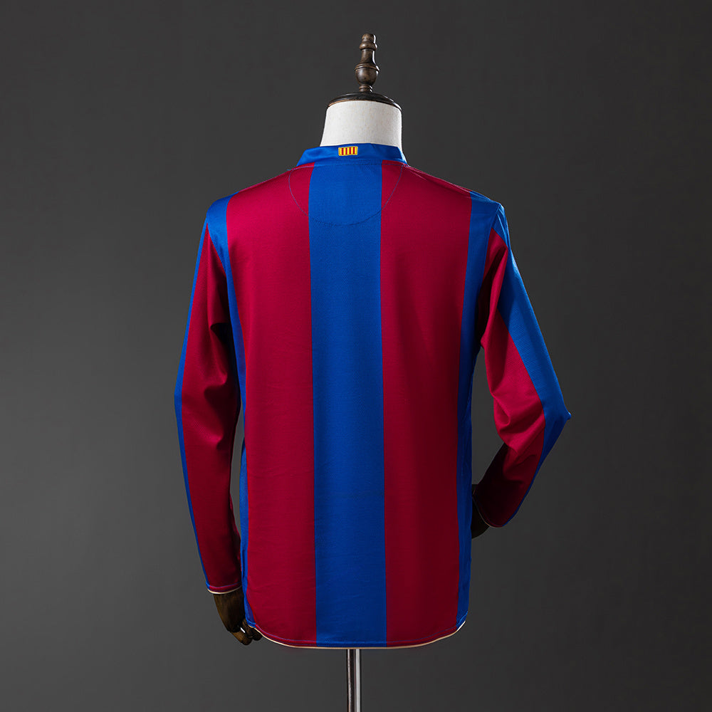 Retro 07-08 Barcelona long sleeves home