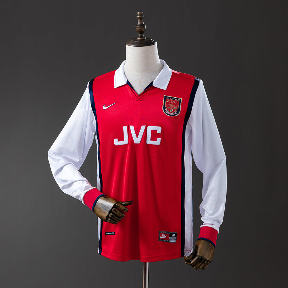 Retro long sleeve Arsenal 98-99 Home detail