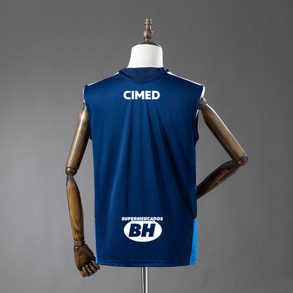 Cruzeiro 26-27 All sponsors Training - Dark Blue Vest Jersey