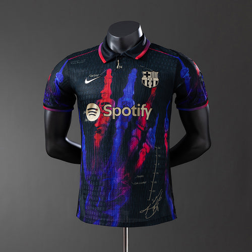 Barcelona 25-26 Black-Special Edition Player Version Jersey detail