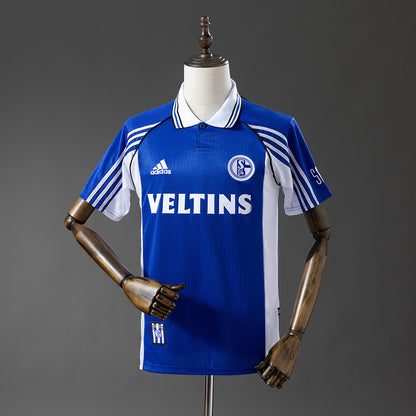 Schalke 04 98-00 Home Retro Jersey detail