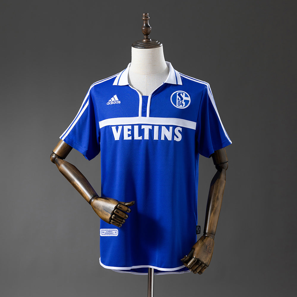 Retro Schalke 04 01-02 Home detail