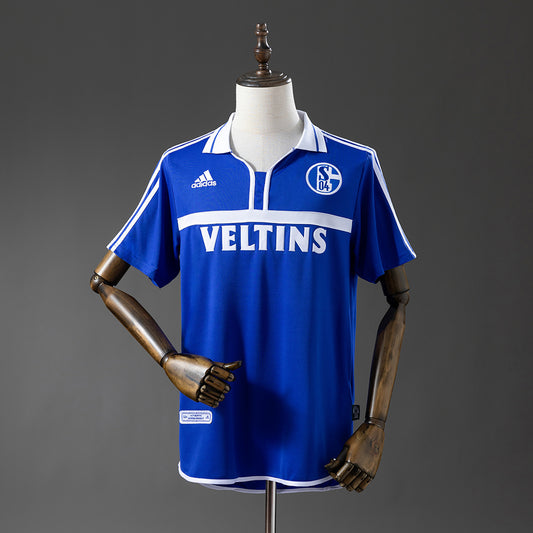 Retro Schalke 04 01-02 Home detail