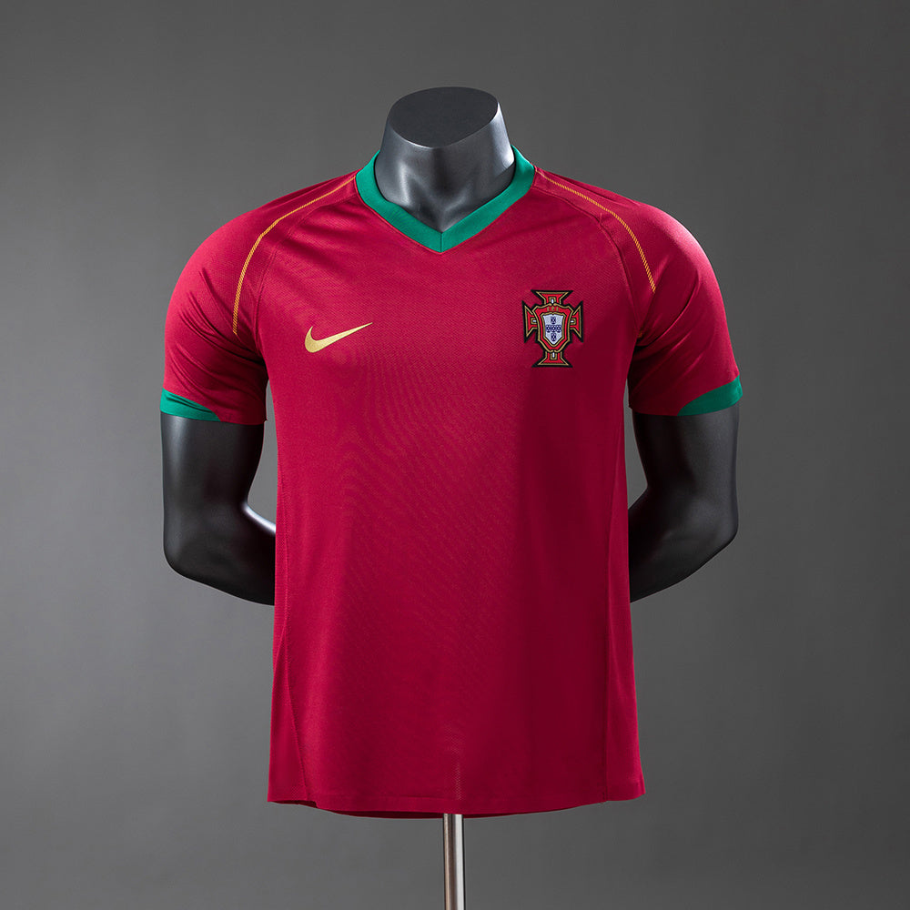 Portugal 2006 Home Retro Player version Jersey detail