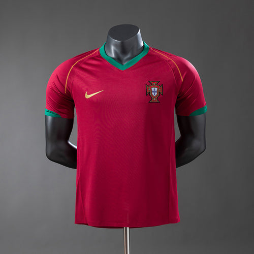 Portugal 2006 Home Retro Player version Jersey detail