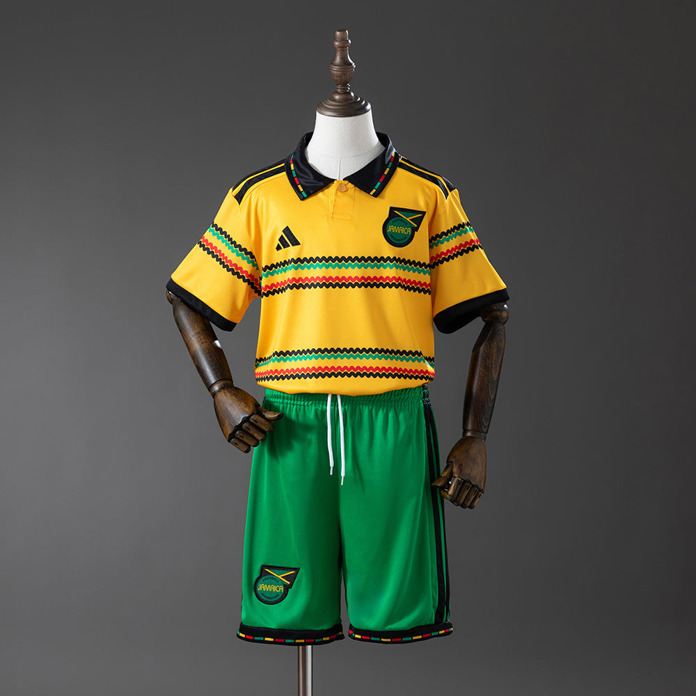 Jamaica 2026 Home Kids Kit Jersey detail