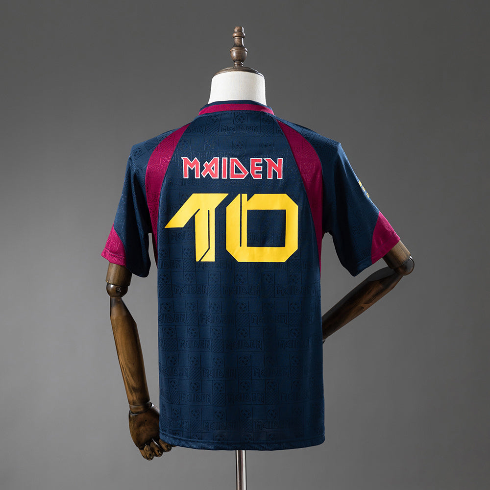 Iron Maiden x West Ham United 2010 Home Retro Jersey detail