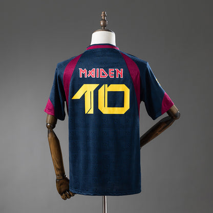 Iron Maiden x West Ham United 2010 Home Retro Jersey detail