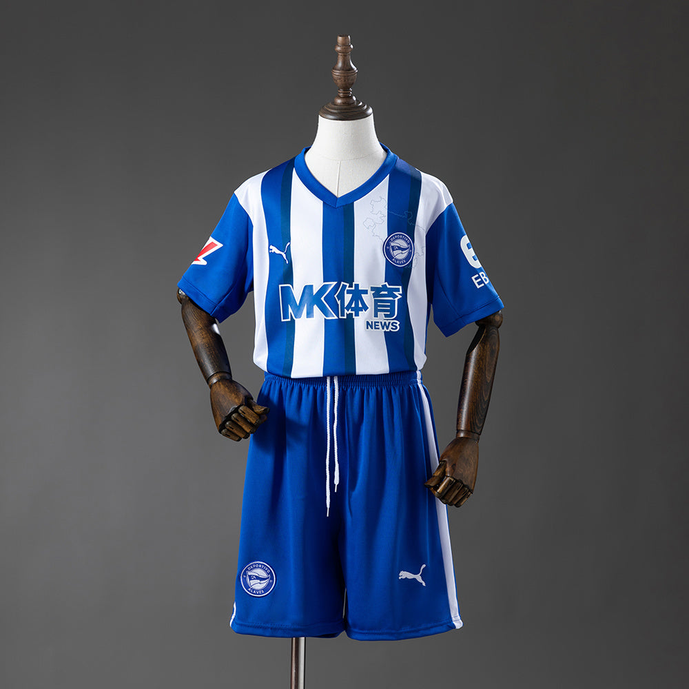 Deportivo Alavés 25-26 Home Kids Jersey detail
