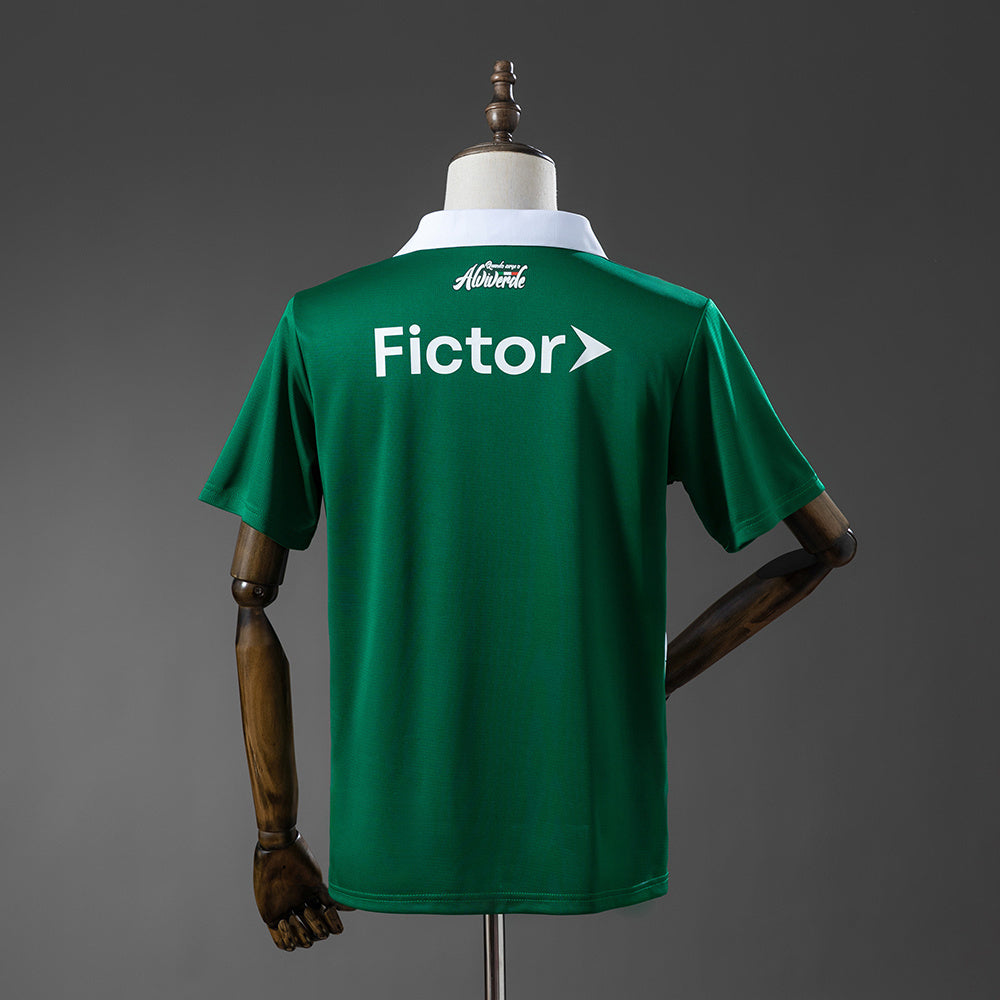 Palmeiras 25-26 Special Edition - White and Green Striped Jersey detail