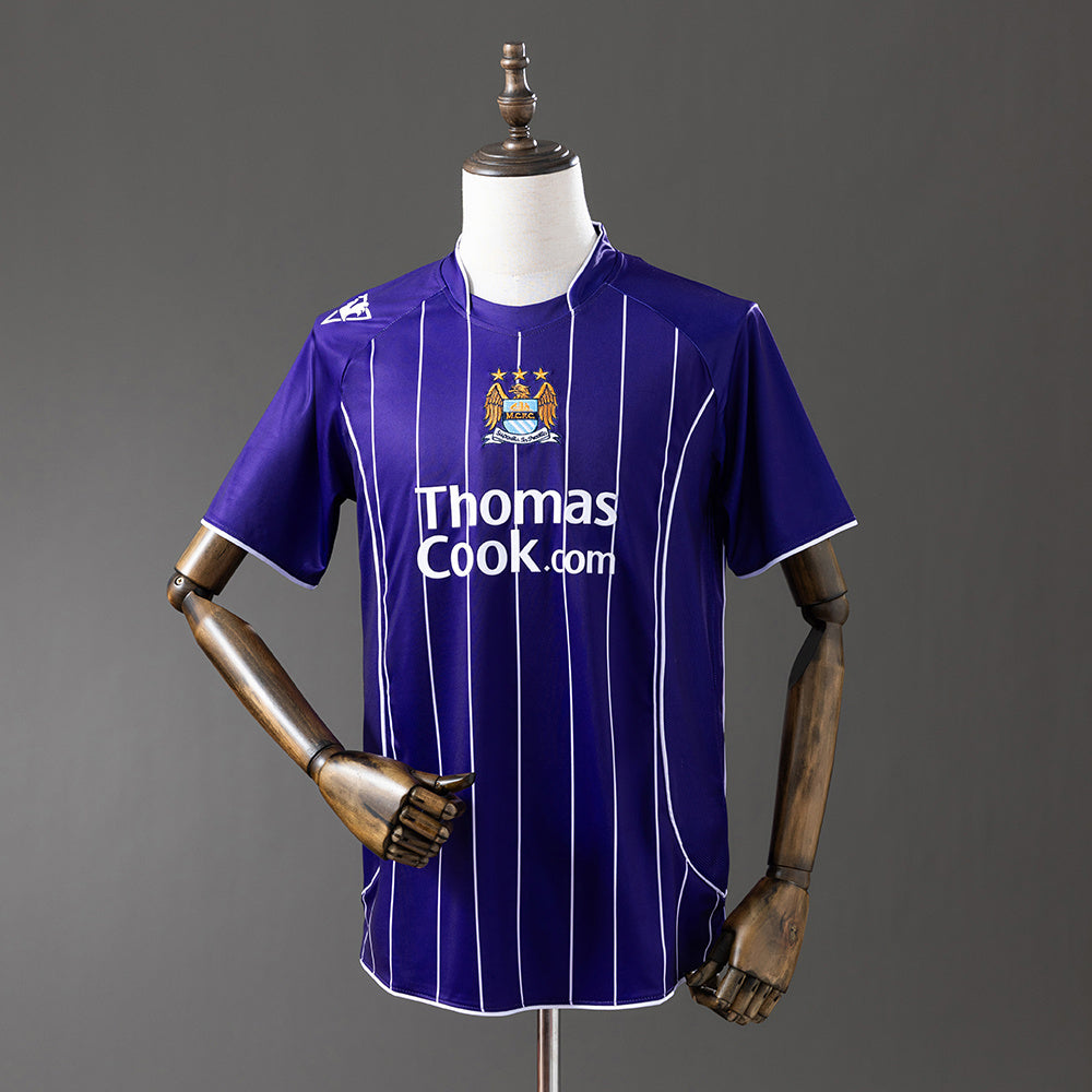 Manchester City 07-08 Away Retro Jersey detail