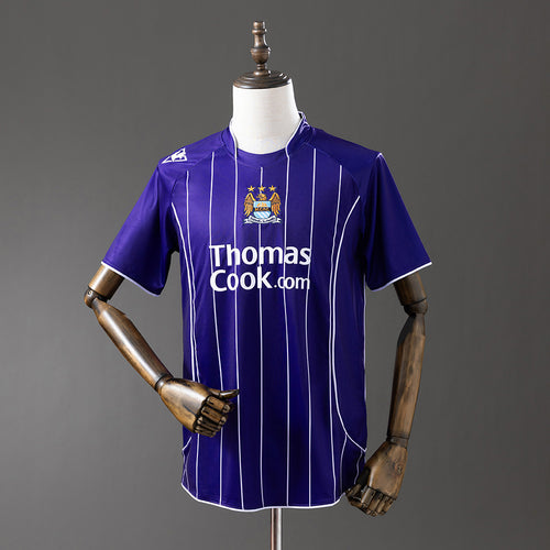 Manchester City 07-08 Away Retro Jersey detail