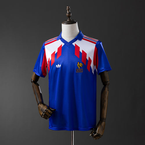 Retro 88-90 France home detail