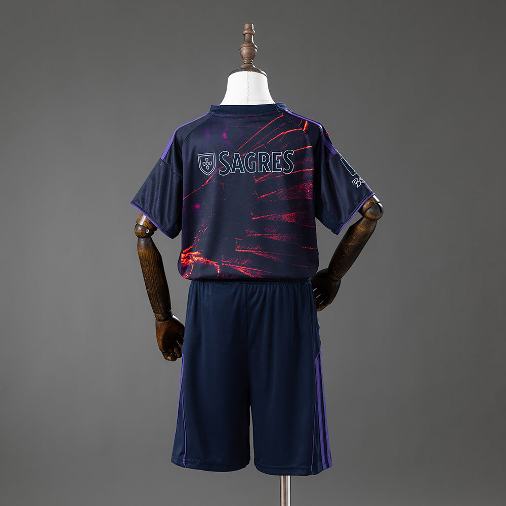 Benfica 26-27 Third Away Kids Kit Jersey