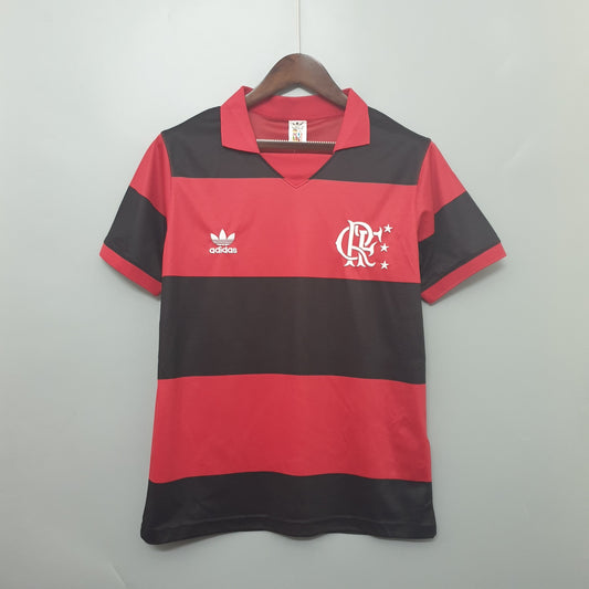 Flamengo 1982 retro shirt home detail
