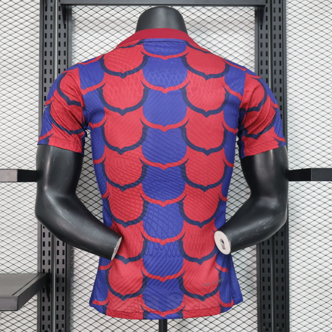 2024 New Barcelona Pre-match Server Player Edition detail