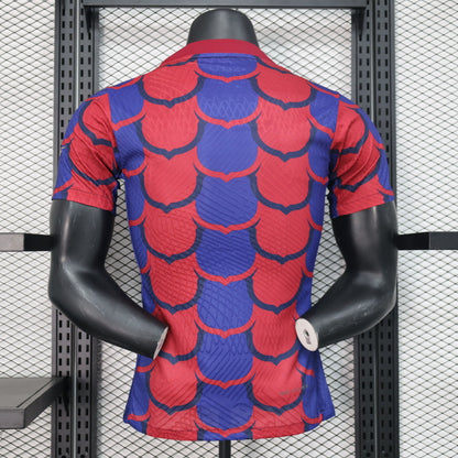 2024 New Barcelona Pre-match Server Player Edition detail