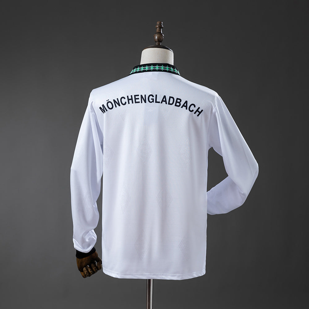 Borussia Monchengladbach 95-96 Home Long-Sleeve Retro Jersey