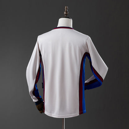 Barcelona 98-99 Away Long Sleeve Retro Jersey