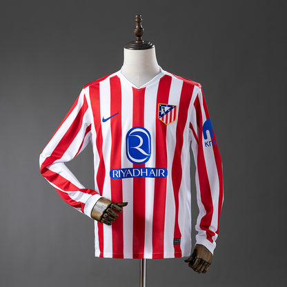Atletico Madrid 25-26 Home Long-sleeved Jersey detail