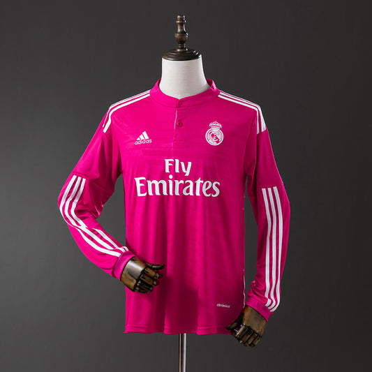 Real Madrid 14-15 Away Long Sleeve Retro Jersey detail