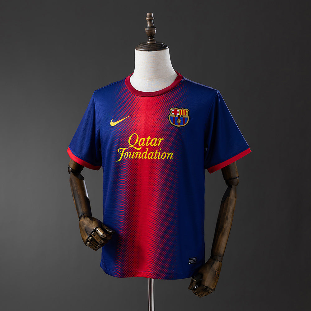 Barcelona 12-13 Home Retro Jersey detail