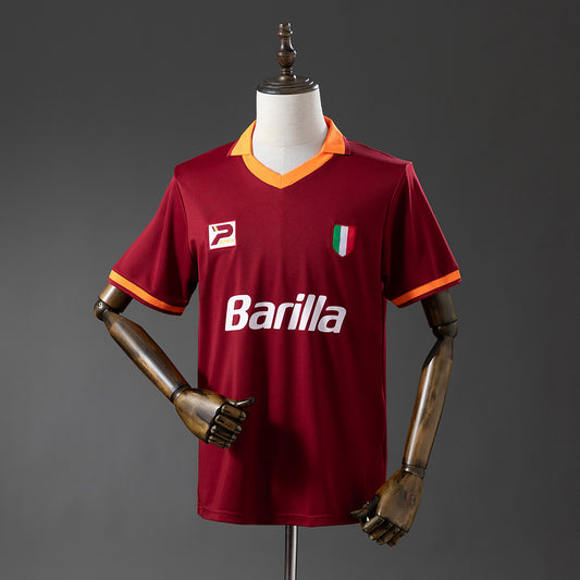 Roma 83-84 Home Retro Jersey detail