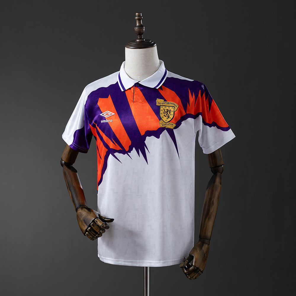 Scotland 91-93 Away Retro Jersey detail