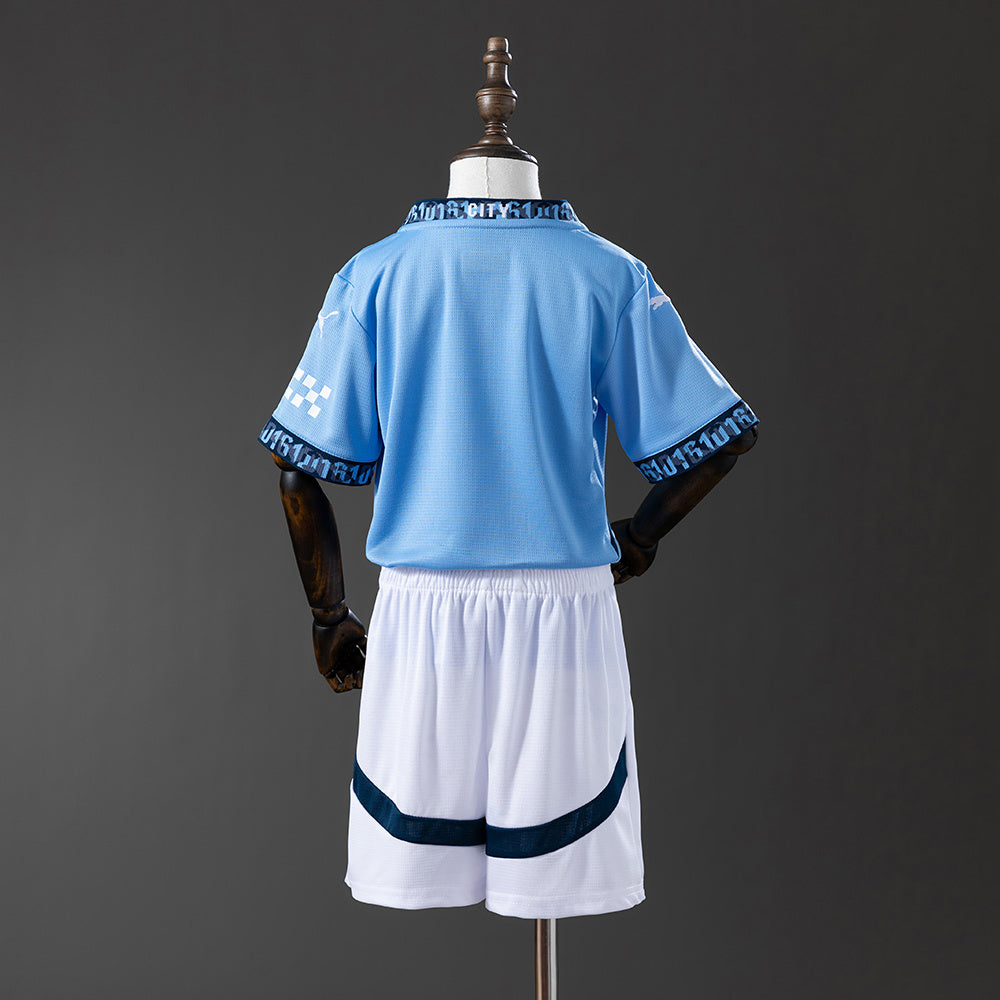 Manchester City 24-25 Home kids kit Jersey SZIE 16-28