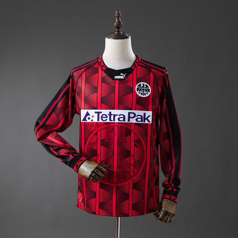 Frankfurt 95-96 Home Long-Sleeve Retro Jersey detail