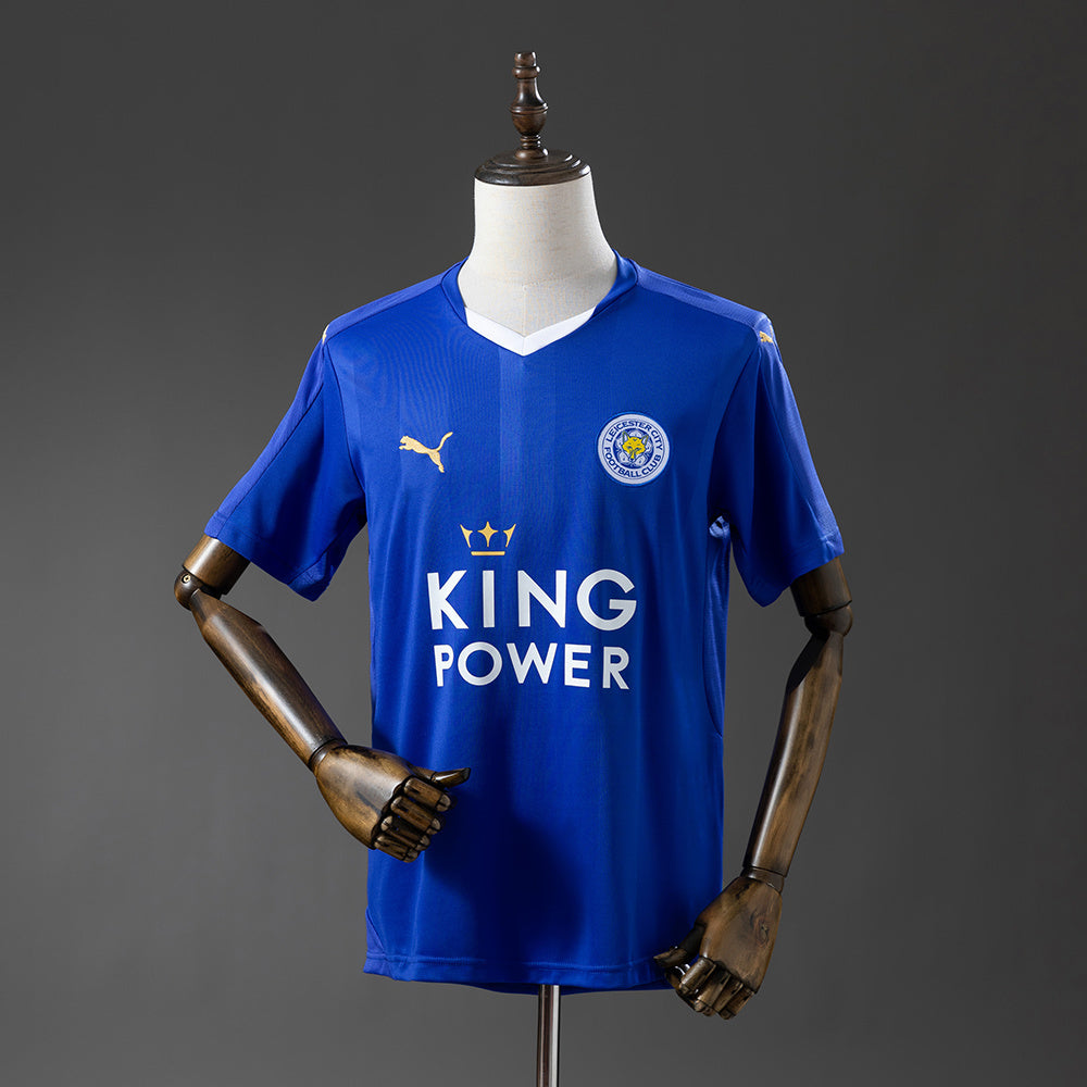 Leicester City 15-16 Home Retro Jersey detail