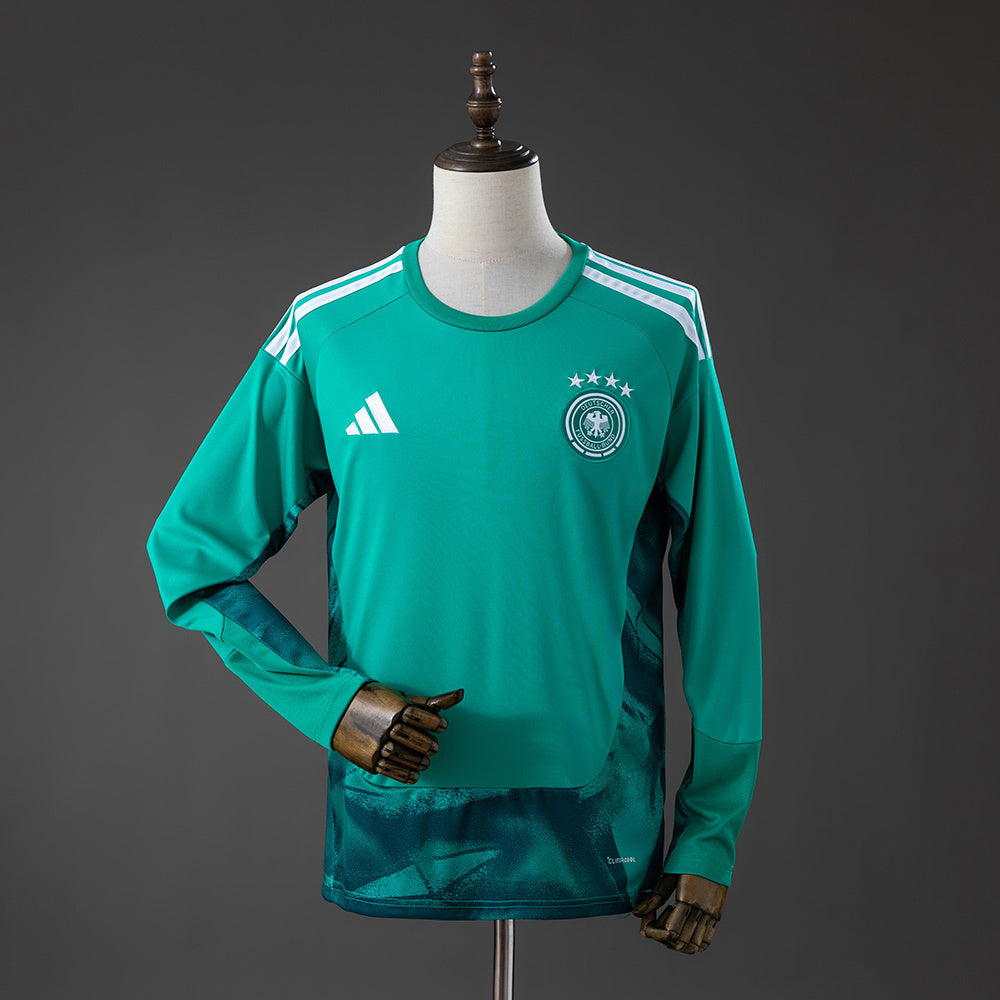 Germany 2026 GK-Green Long-Sleeve Jersey detail