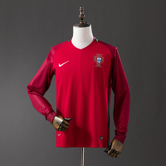 Retro Portugal 2016 long sleeve home detail