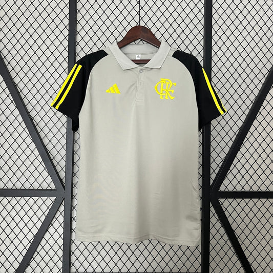 24-25 polo Flamengo Training Wear Gray