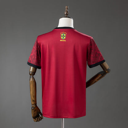 Brazil 2026 Concept Jersey Brown detail