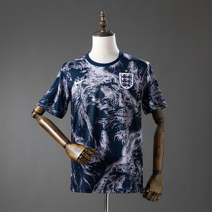 England 26-27 Pre-match Jerseys detail