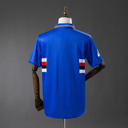 Sampdoria 03-04 Home Retro Jersey