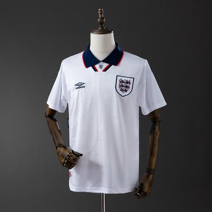 England 94-95 Home Retro Jersey detail