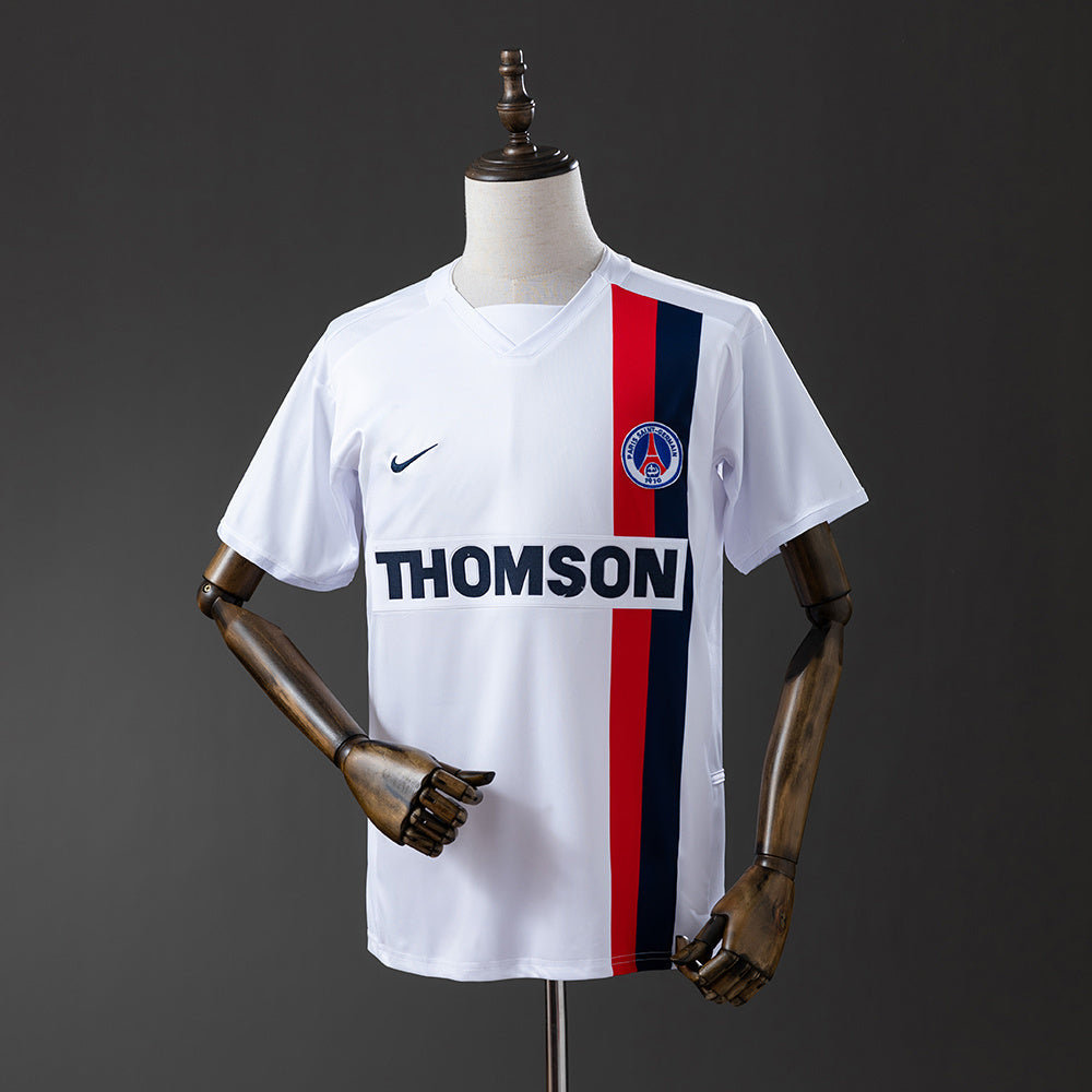 Retro PSG 02-03 away white detail