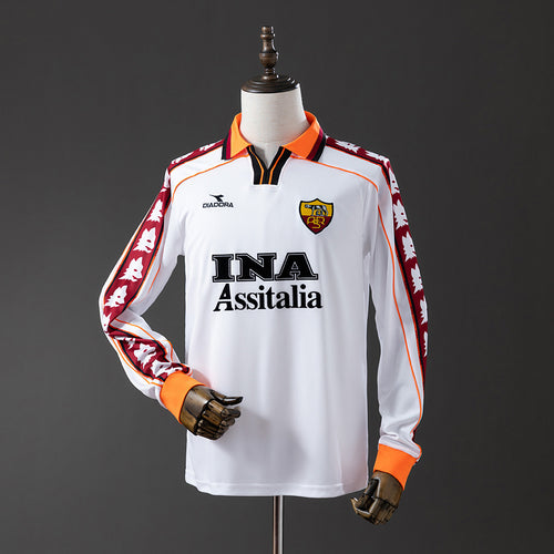 Roma 98-99 Away Long Sleeve Retro Jersey detail