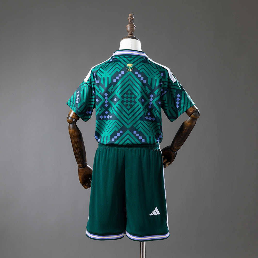 Saudi Arabia 2026 Home Kids Kit Jersey detail