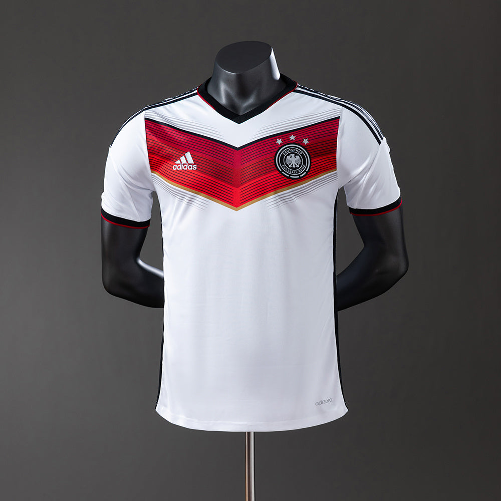 Germany 2014 Home Player Version Retro Jersey detail