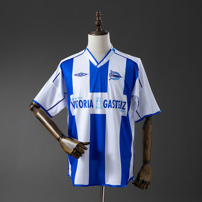 Deportivo Alavés 03-04 Home Retro Jersey