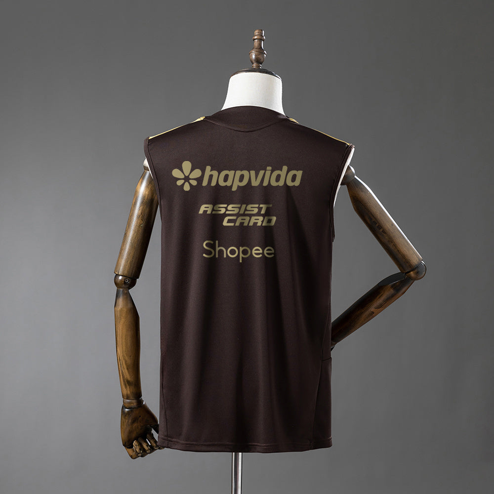 Flamengo 26-27 All Sponsored Training - Brown Vest Jersey detail