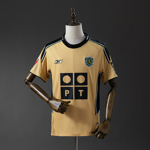 Sporting Lisbon 03-04 Away Retro Jersey detail