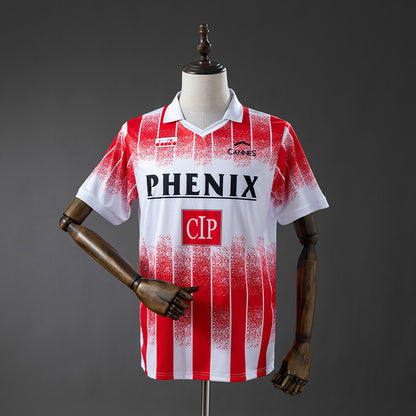 AS Cannes 91-92 Home Retro Jersey detail