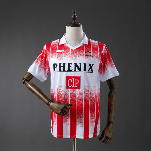 AS Cannes 91-92 Home Retro Jersey detail