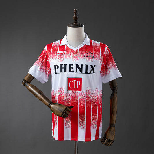 AS Cannes 91-92 Home Retro Jersey detail
