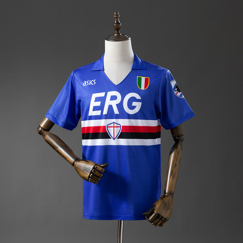 Sampdoria 94-95 Home Retro Jersey detail
